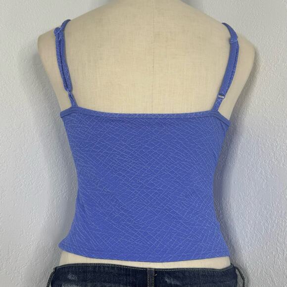 00s Blue Tankini Top Size 12 Mix It Swim - Picture 3 of 8